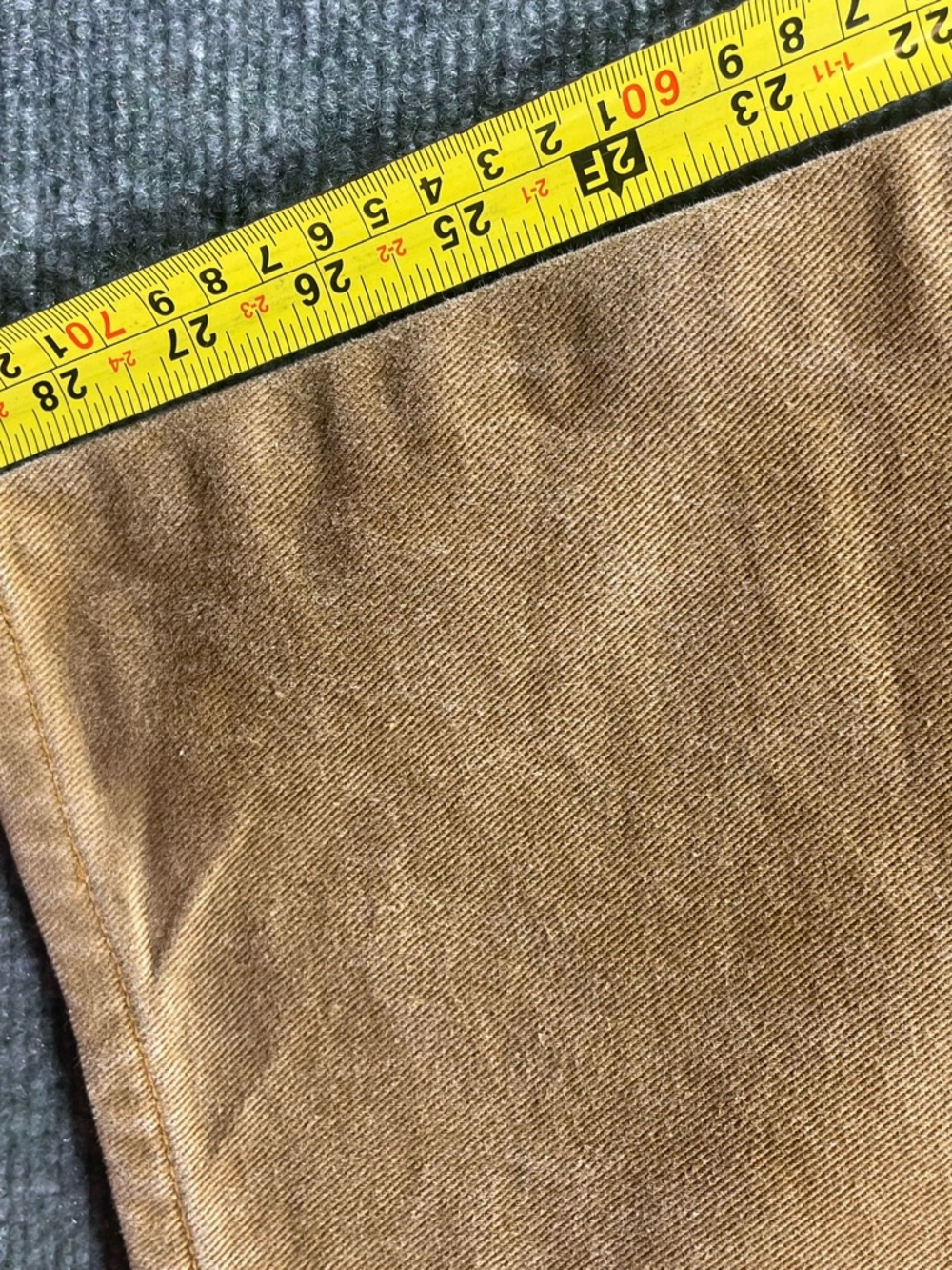 South‎ Pole Men's Tan Ribbed-Knee Chino Pants - Picture 14 of 14